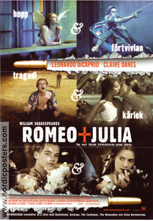 Romeo and Juliet 1996 poster Leonardo di Caprio Baz Luhrmann