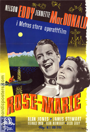 Rose-Marie 1936 poster Jeanette MacDonald WS Van Dyke