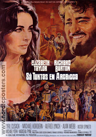 The Taming of the Shrew 1967 poster Elizabeth Taylor Franco Zeffirelli