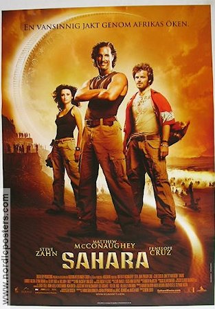 Sahara 2005 poster Matthew McConaughey Breck Eisner