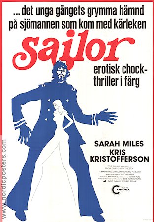 The Sailor Who Fell From Grace 1976 movie poster Sarah Miles Kris Kristofferson