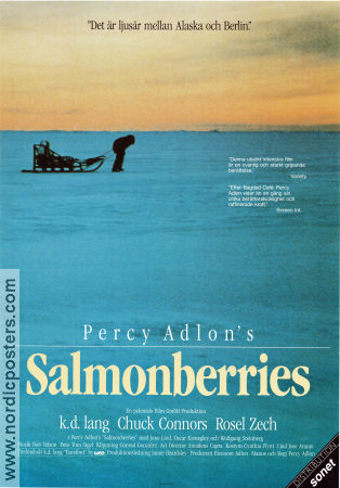 Salmonberries 1991 movie poster Rosel Zech K D Lang Percy Adlon