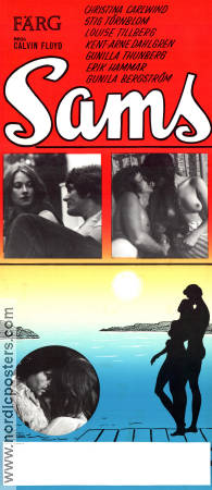 Sams 1975 movie poster Christina Carlwind Stig Törnblom Calvin Floyd