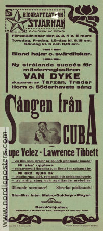 The Cuban Love Song 1931 movie poster Lawrence Tibbett Lupe Velez Ernest Torrence WS Van Dyke Musicals