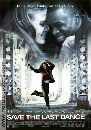 Save the Last Dance 2001 movie poster Julia Stiles Sean Patrick Thomas Thomas Carter Dance