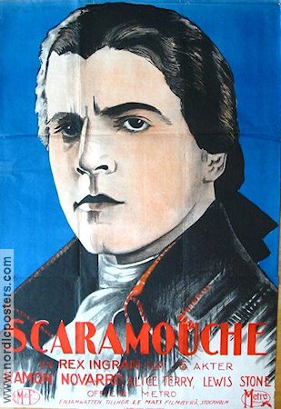 Scaramouche 1924 movie poster Ramon Navarro