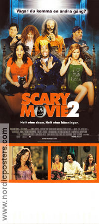 Scary Movie 2 2001 movie poster Anna Faris Marlon Wayans Keenen Ivory Wayans