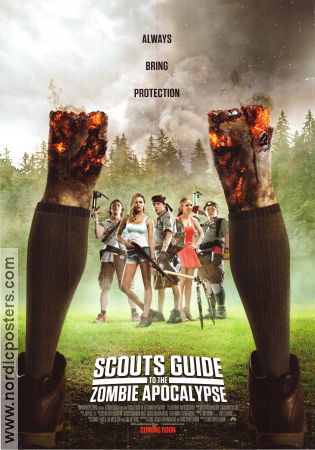 Scouts Guide to the Zombie Apocalypse 2015 movie poster Tye Sheridan Logan Miller Joey Morgan Christopher Landon