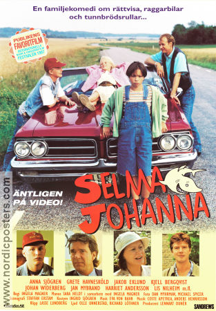 Selma och Johanna En roadmovie 1997 poster Kjell Bergqvist Jakob Eklund Grete Havnesköld Ingela Magner