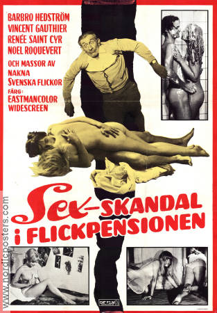 Sex-skandalen i flickpensionen 1982 poster Barbro Hedström