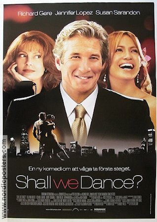 Shall We Dance 2004 poster Richard Gere