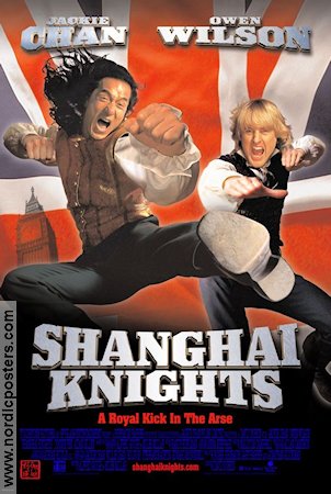 Shanghai Knights 2002 movie poster Jackie Chan Owen Wilson