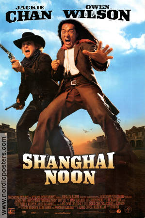 Shanghai Noon 1999 poster Jackie Chan Tom Dey