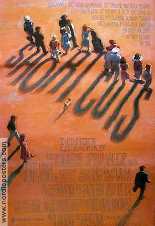 Short Cuts 1993 movie poster Andie MacDowell Julianne Moore Tim Robbins Bruce Davidson Jack Lemmon Tom Waits Fred Ward Robert Altman