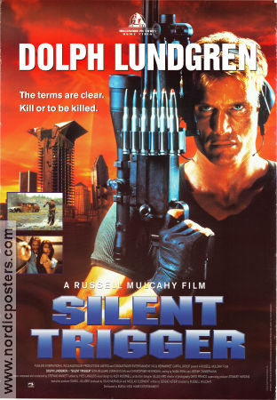 Silent Trigger 1996 poster Dolph Lundgren Gina Bellman Conrad Dunn Russell Mulcahy