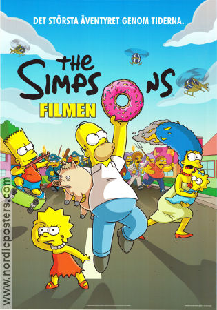 The Simpsons Movie 2007 poster Matt Groening