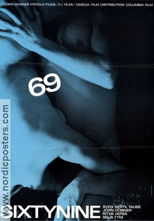 Sixtynine 69 1969 movie poster Ritva Vepsä Jörn Donner Finland