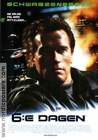 The 6th Day 2000 movie poster Arnold Schwarzenegger Michael Rapaport Tony Goldwyn Roger Spottiswoode