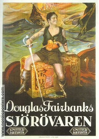 The Black Pirate 1926 movie poster Douglas Fairbanks