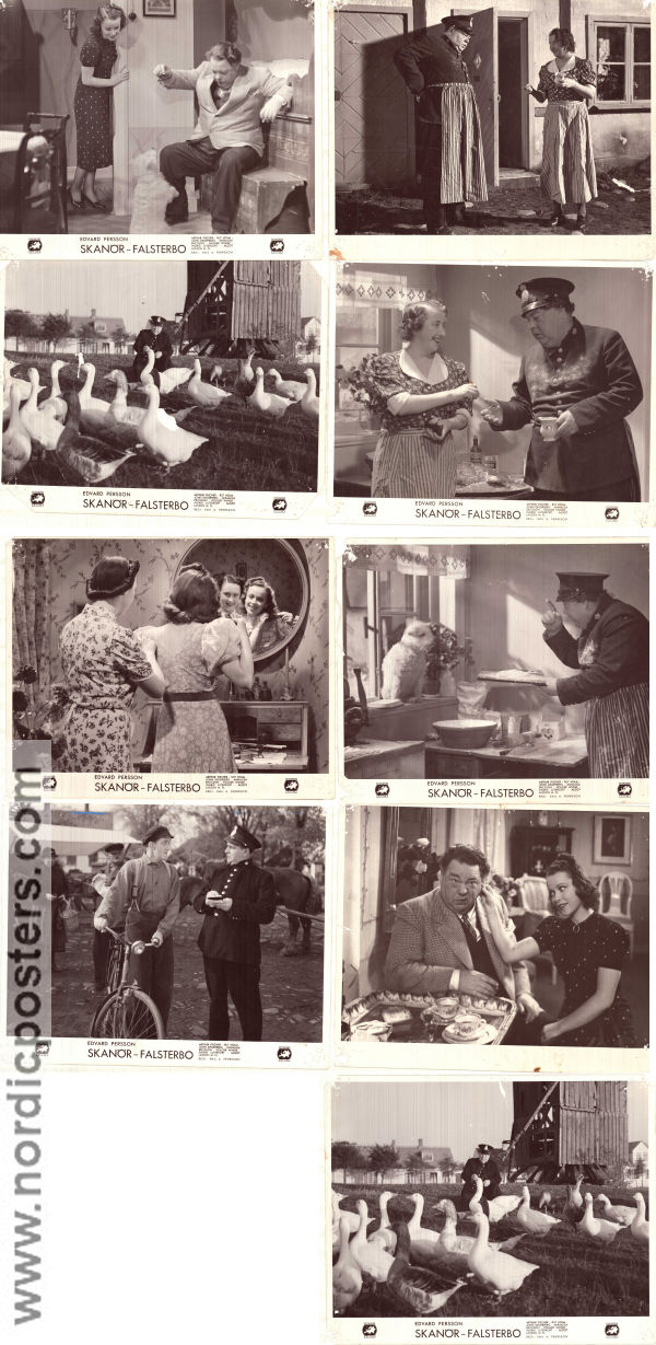 Skanör-Falsterbo 1939 lobby card set Edvard Persson Arthur Fischer Rut Holm Emil A Lingheim Find more: Skåne