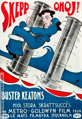 The Navigator 1924 movie poster Buster Keaton