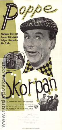 Skorpan 1956 poster Nils Poppe Hans Lagerkvist
