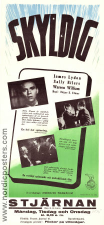 Strange Illusion 1945 movie poster Jimmy Lydon Sally Eilers Warren William Edgar G Ulmer Film Noir