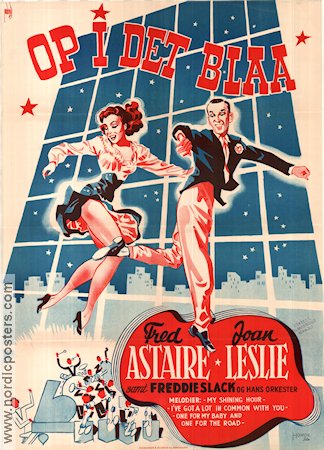 The Sky´s the Limit 1943 movie poster Fred Astaire Joan Leslie