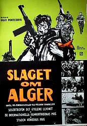 La Bataille d´Alger 1967 movie poster Gillo Pontecorvo War