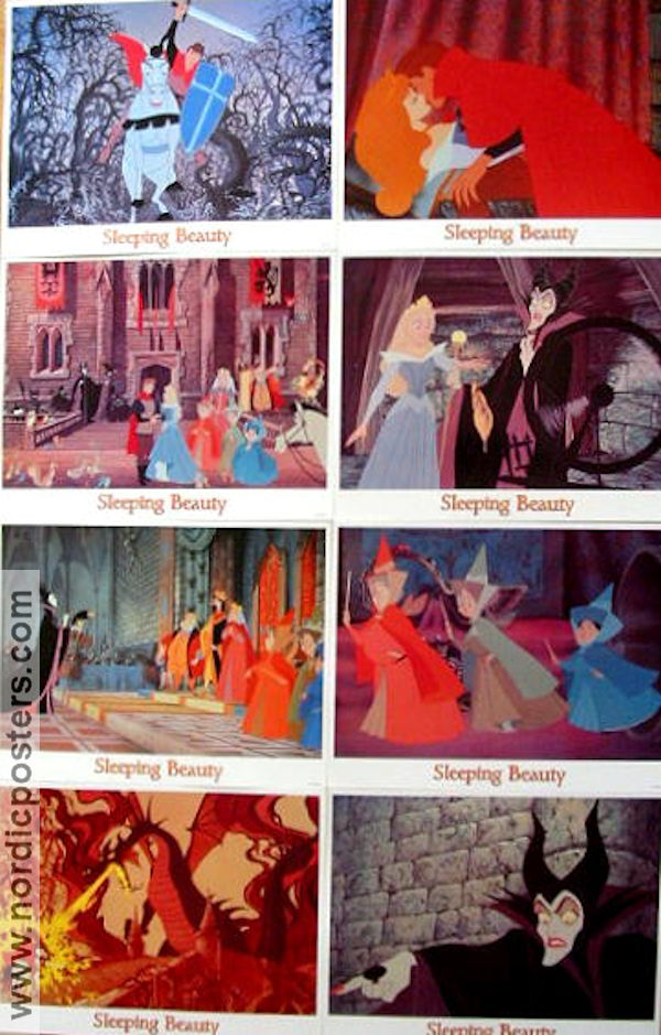 Sleeping Beauty 1959 lobby card set 