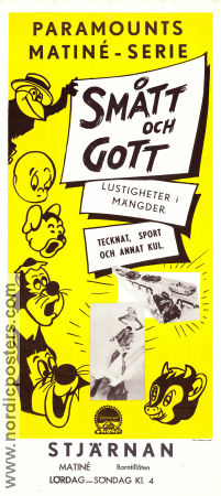 Smått och gott Paramount Matiné 1960 movie poster Find more: Biograf
