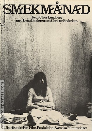Smekmånad 1972 movie poster Lena Lindgren