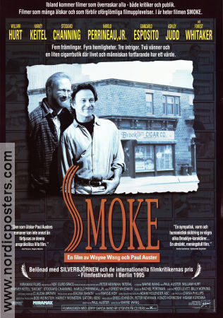Smoke 1995 poster William Hurt Wayne Wang