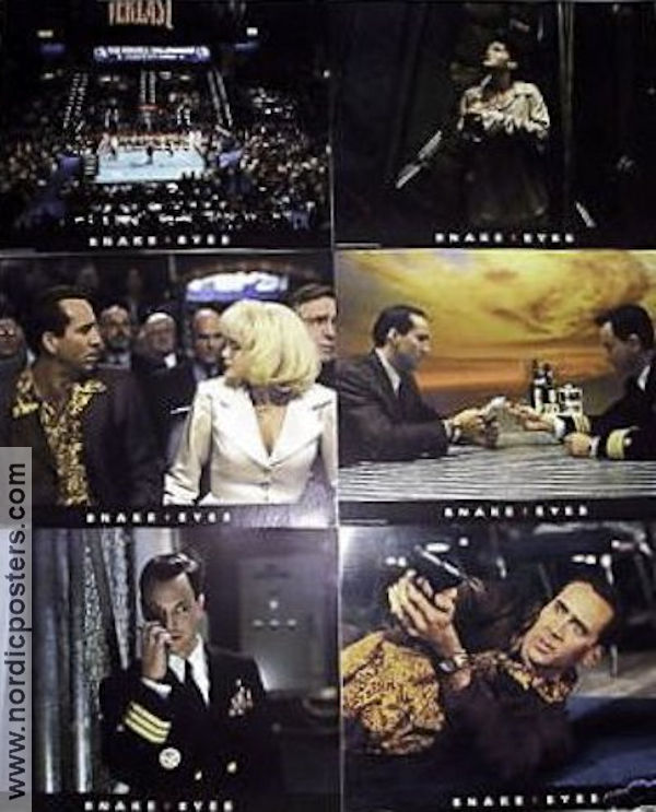 Snake Eyes 1998 lobby card set Nicolas Cage Brian De Palma