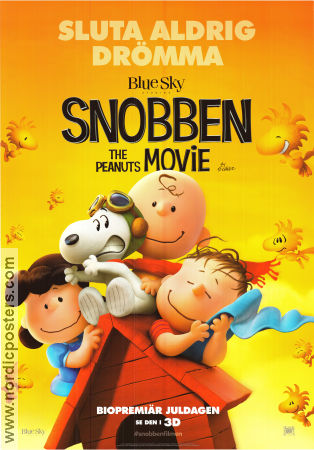 The Peanuts Movie 2015 movie poster Noah Schnapp Steve Martino Writer: Charles M Schulz Animation