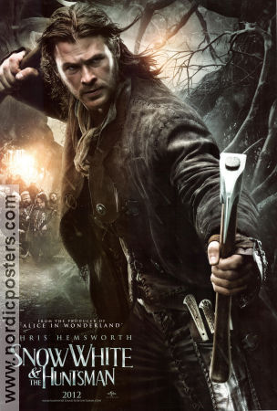 Snow White and the Huntsman 2012 movie poster Kristen Stewart Chris Hemsworth Charlize Theron Rupert Sanders