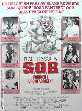 S.O.B. 1981 movie poster Julie Andrews Loretta Swit Larry Hagman Blake Edwards