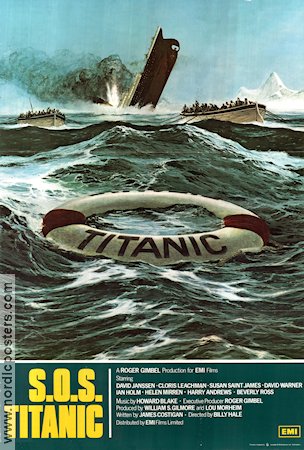 S.O.S. Titanic 1979 poster David Janssen William Hale