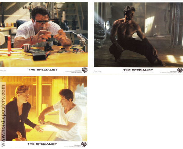 The Specialist 1994 lobby card set Sylvester Stallone Luis Llosa