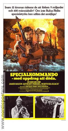 North Sea Hijack 1980 movie poster Roger Moore James Mason Anthony Perkins Andrew V McLaglen