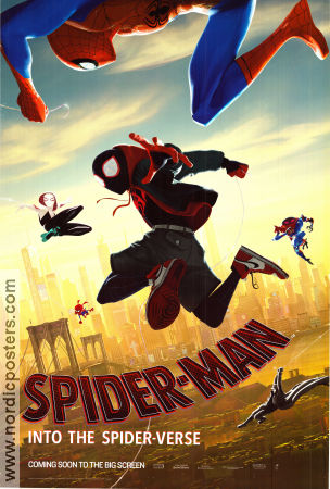 Spider-Man: Into the Spider-Verse 2018 movie poster Shameik Moore Bob Persichetti Animation