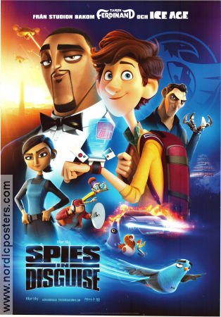 Spies in Disguise 2019 movie poster Rachel Brosnahan Nick Bruno Animation