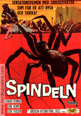 Earth vs the Spider 1958 poster Ed Kemmer Bert I Gordon