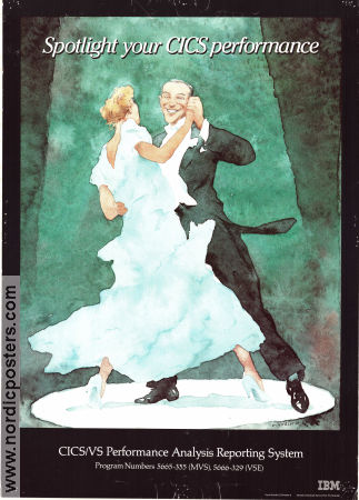 Spotlight Your CICS Performance IBM 1995 poster IBM Fred Astaire