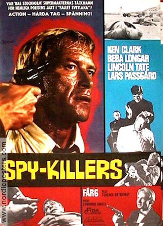 Spy Killers 1974 movie poster Ken Clark Lars Passgård