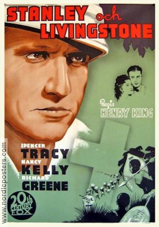 Stanley and Livingstone 1939 movie poster Spencer Tracy Nancy Kelly