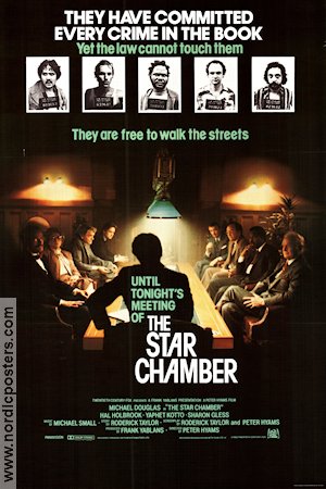 The Star Chamber 1983 poster Michael Douglas Peter Hyams