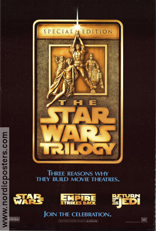 The Star Wars Trilogy 1996 poster George Lucas