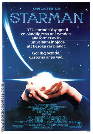 Starman 1984 poster Jeff Bridges John Carpenter