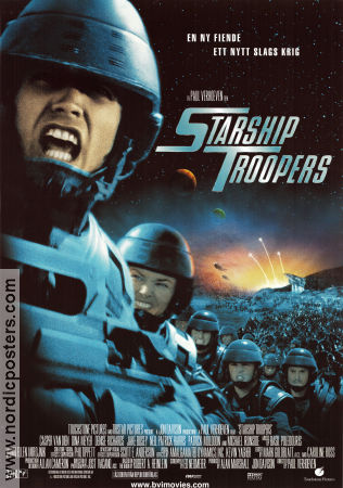 Starship Troopers 1997 poster Casper Van Dien Paul Verhoeven